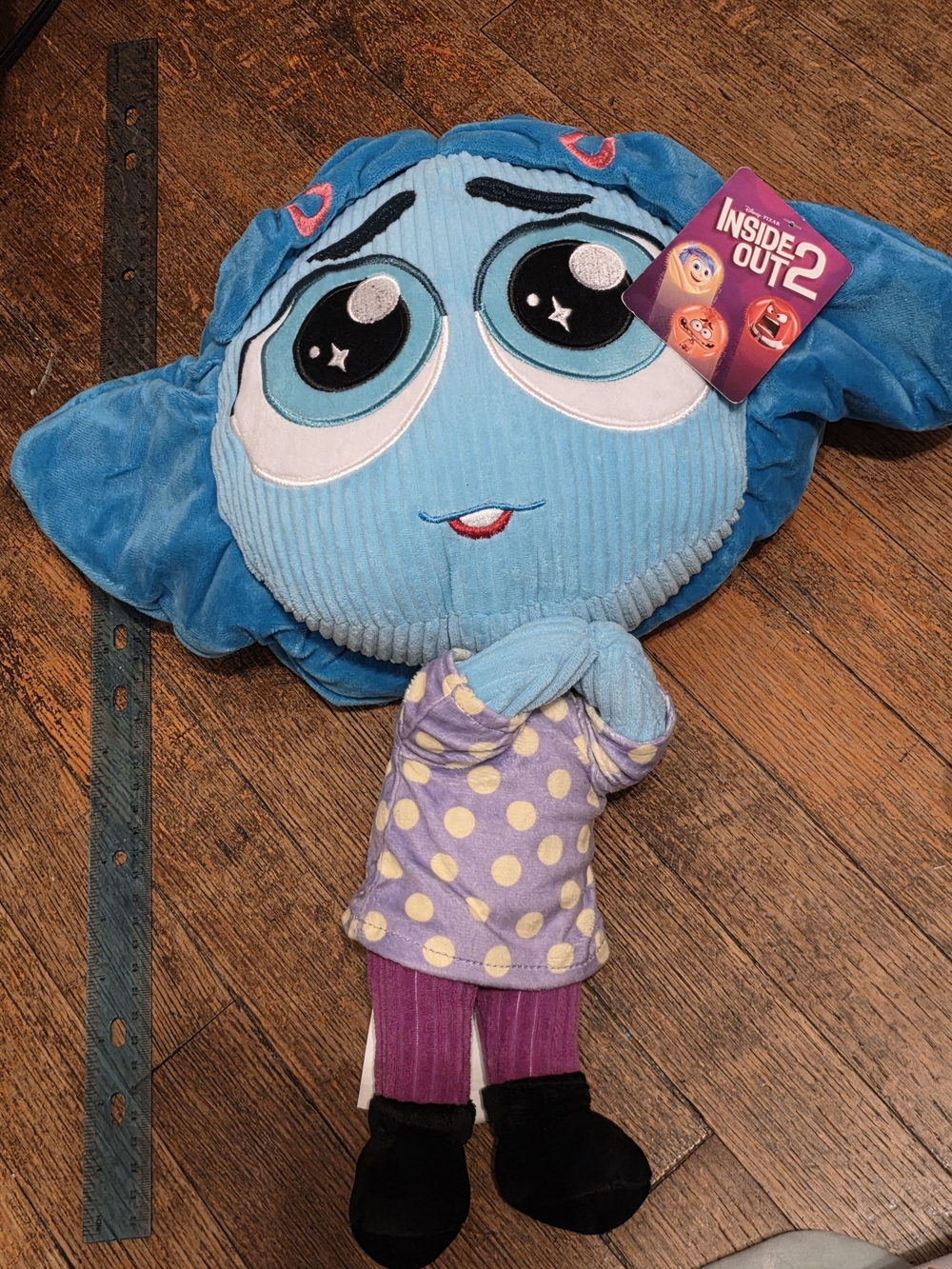 Inside Out 2 Blue EVY Plush Toy for Kids